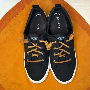 Sperry sneakers black size 9